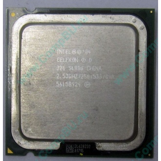 Процессор Intel Celeron D 326 (2.53GHz /256kb /533MHz) SL98U s.775 (Новосибирск)